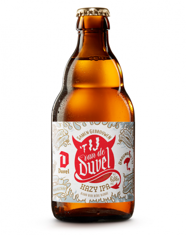 't IJ van de Duvel Hazy IPA flesje